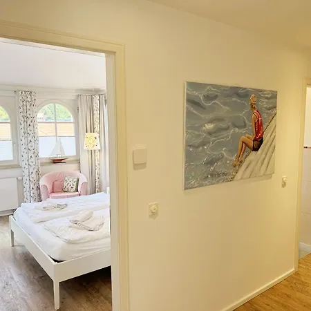 Gruene Duene Whg 23 Meeresrauschen Mit Kamin, 3 Balkonen Apartment Baabe