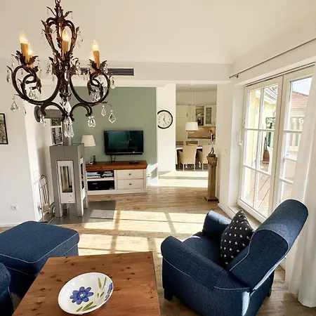 Gruene Duene Whg 23 Meeresrauschen Mit Kamin, 3 Balkonen Apartment Baabe