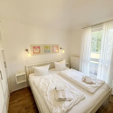 Gruene Duene Whg 23 Meeresrauschen Mit Kamin, 3 Balkonen * Baabe